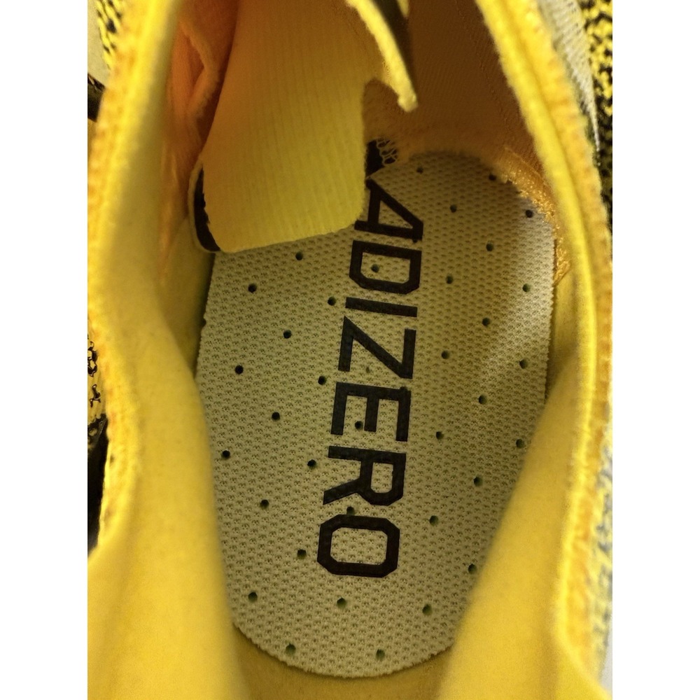 New adidas Mens 15 ADIZERO ELECTRIC II Exotic Speed Football Cleat Yellow IE3893 - Picture 5 of 16